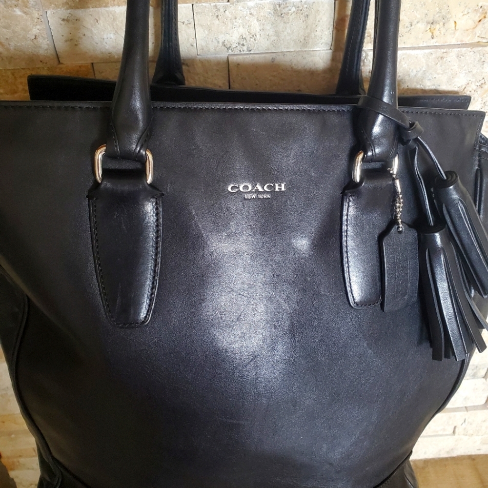 Large COACH Soft Leather Tote